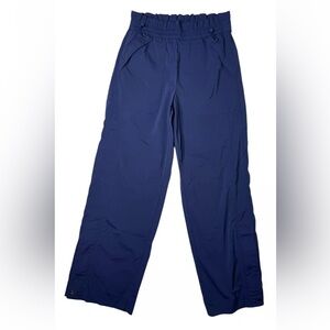 Women's Athleta Trekkie High Rise Parachute Pant Navy #533487 Size 4